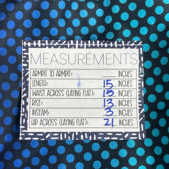 VICTORIA'S SECRET PINK | Women's Blue Athletic Shorts Polka Dot | Size L - Picture 8 of 9